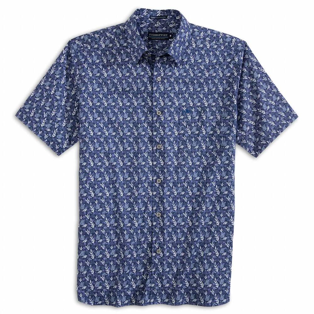 NEW FISH HIPPIE CO rowe plaid short sleeve in fern